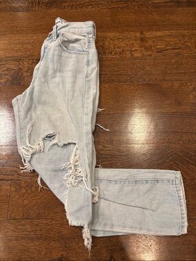 JBD Women’s Light Wash Distressed Jeans Size 24